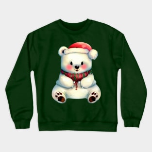 Little Cuties - Sweet Christmas Polar Bear Crewneck Sweatshirt